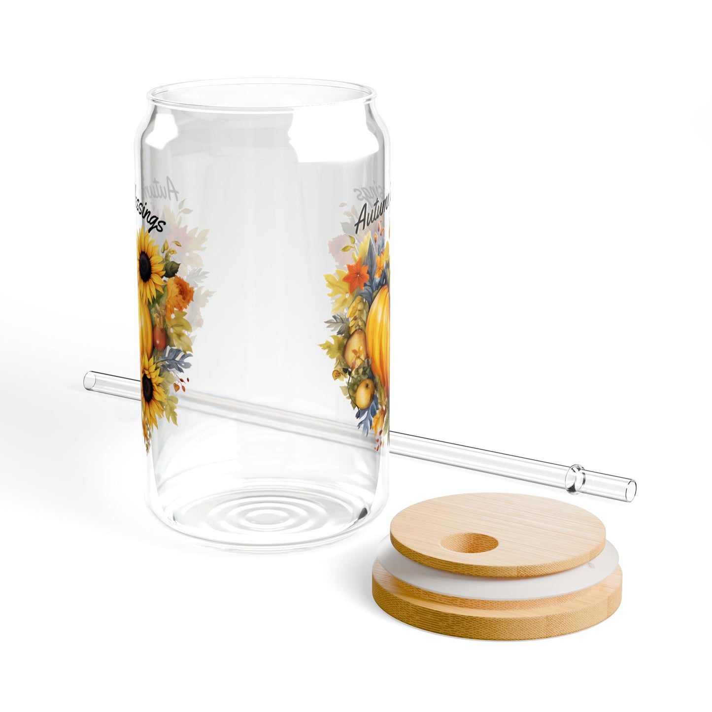 Sipper Glass - Faith - Autumn Blessings (01a)