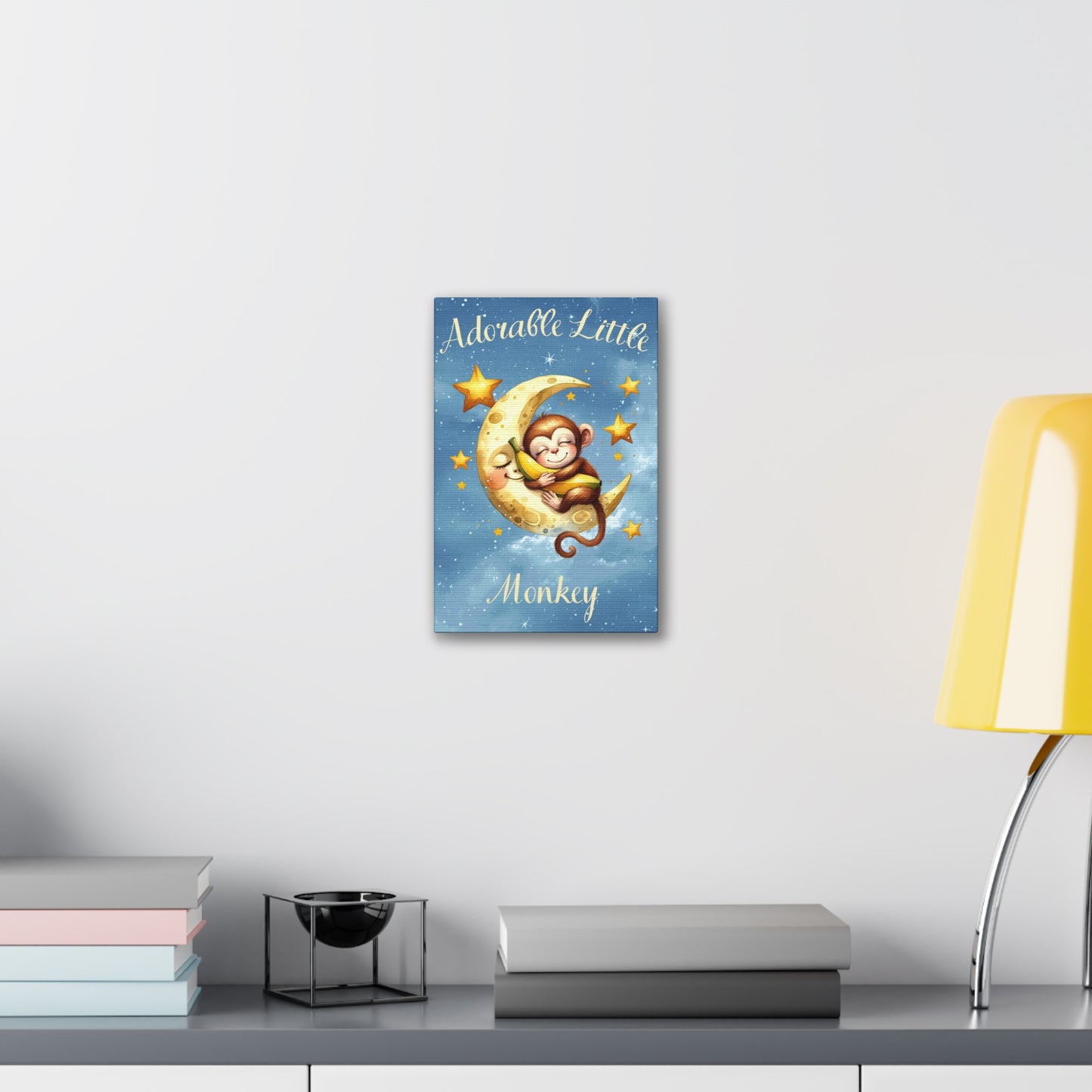 Nursery Canvas - Adorable Little Monkey