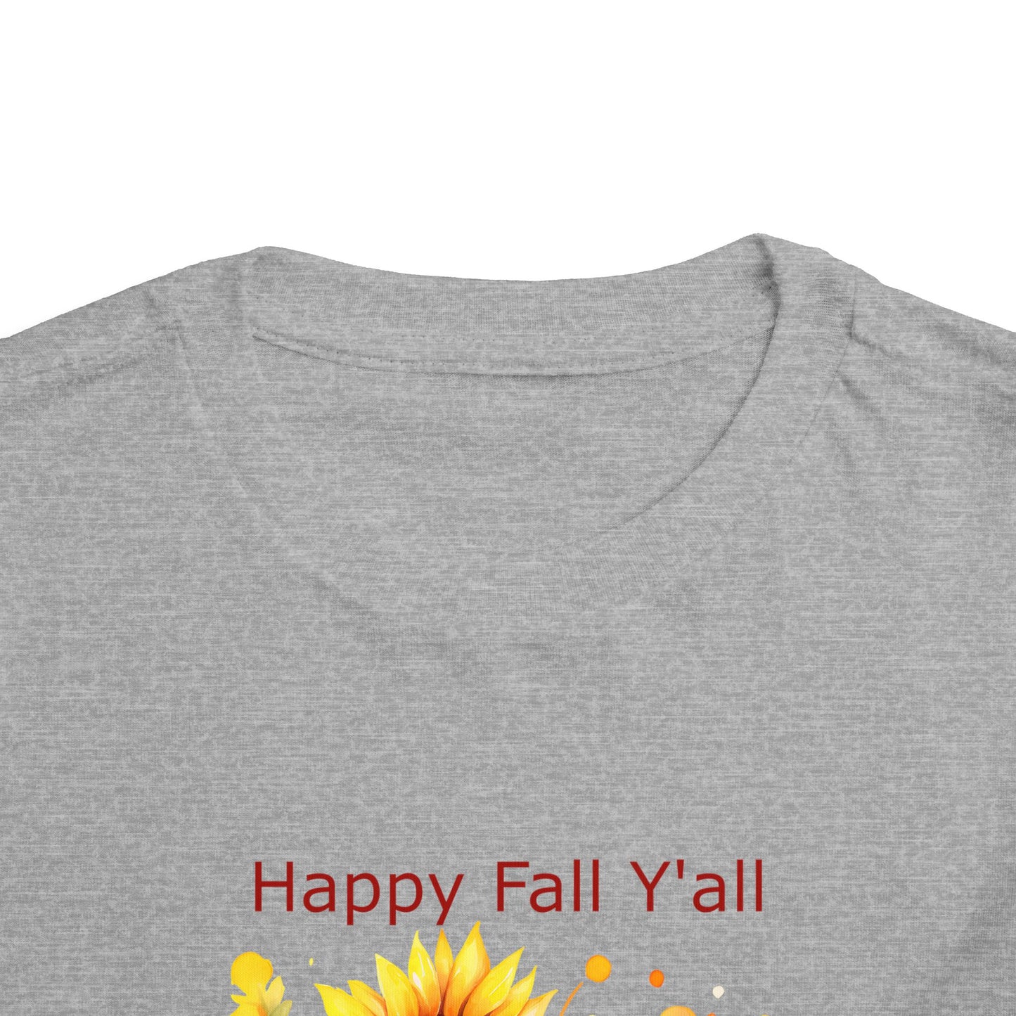 Toddler Tee - Autumn - Happy Fall Y'All (01)