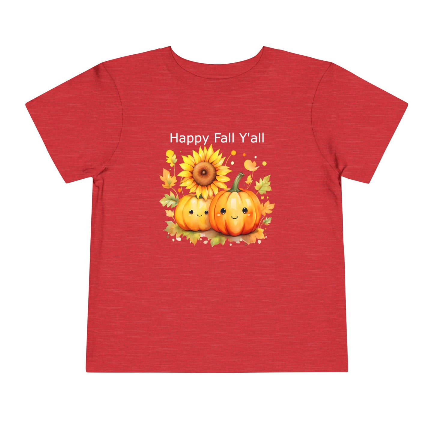 Toddler Tee - Autumn - Happy Fall Y'All (01)