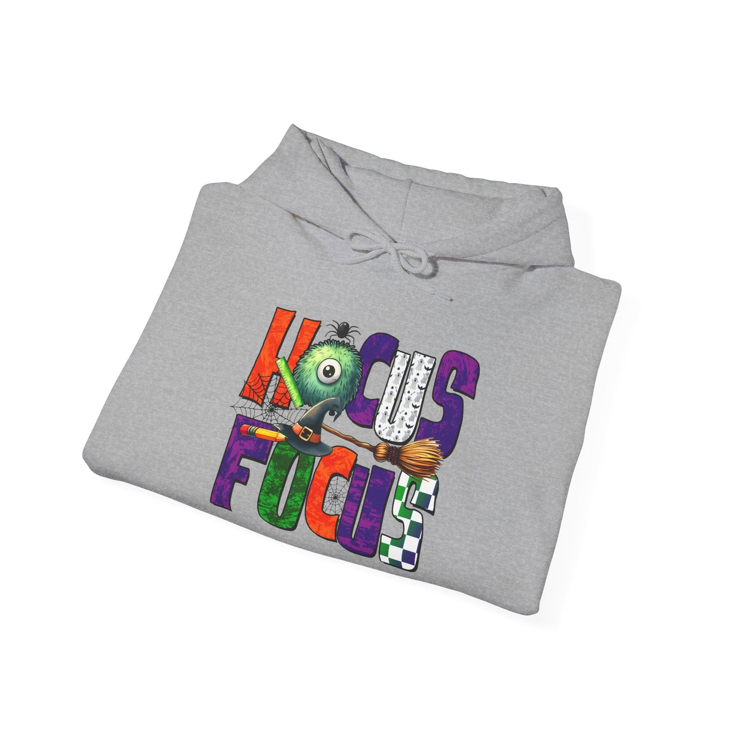 Heavy Blend Hoodie - Teacher/Halloween - Hocus Focus (01a)