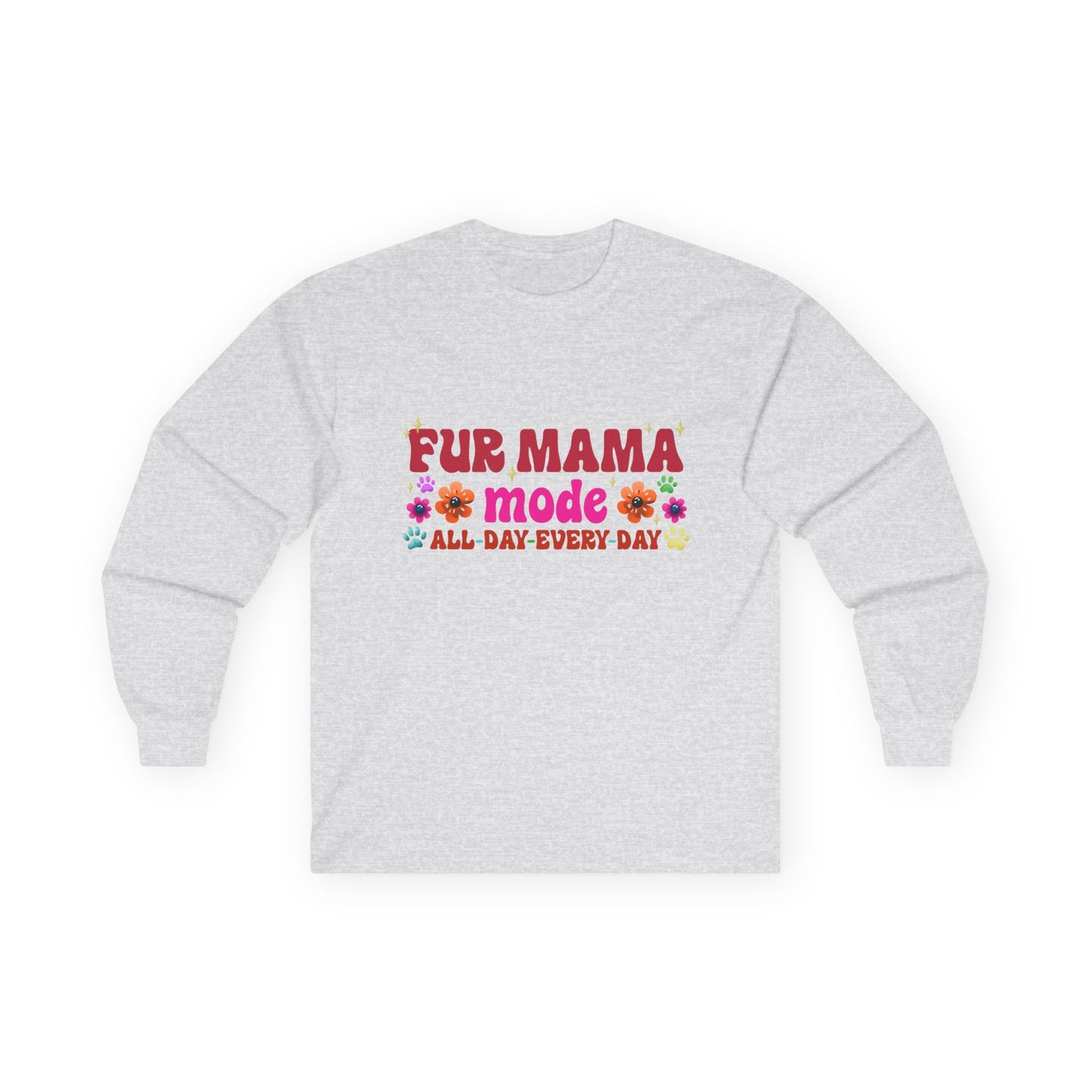 Long Sleeve Tee - Fur Mama (1)