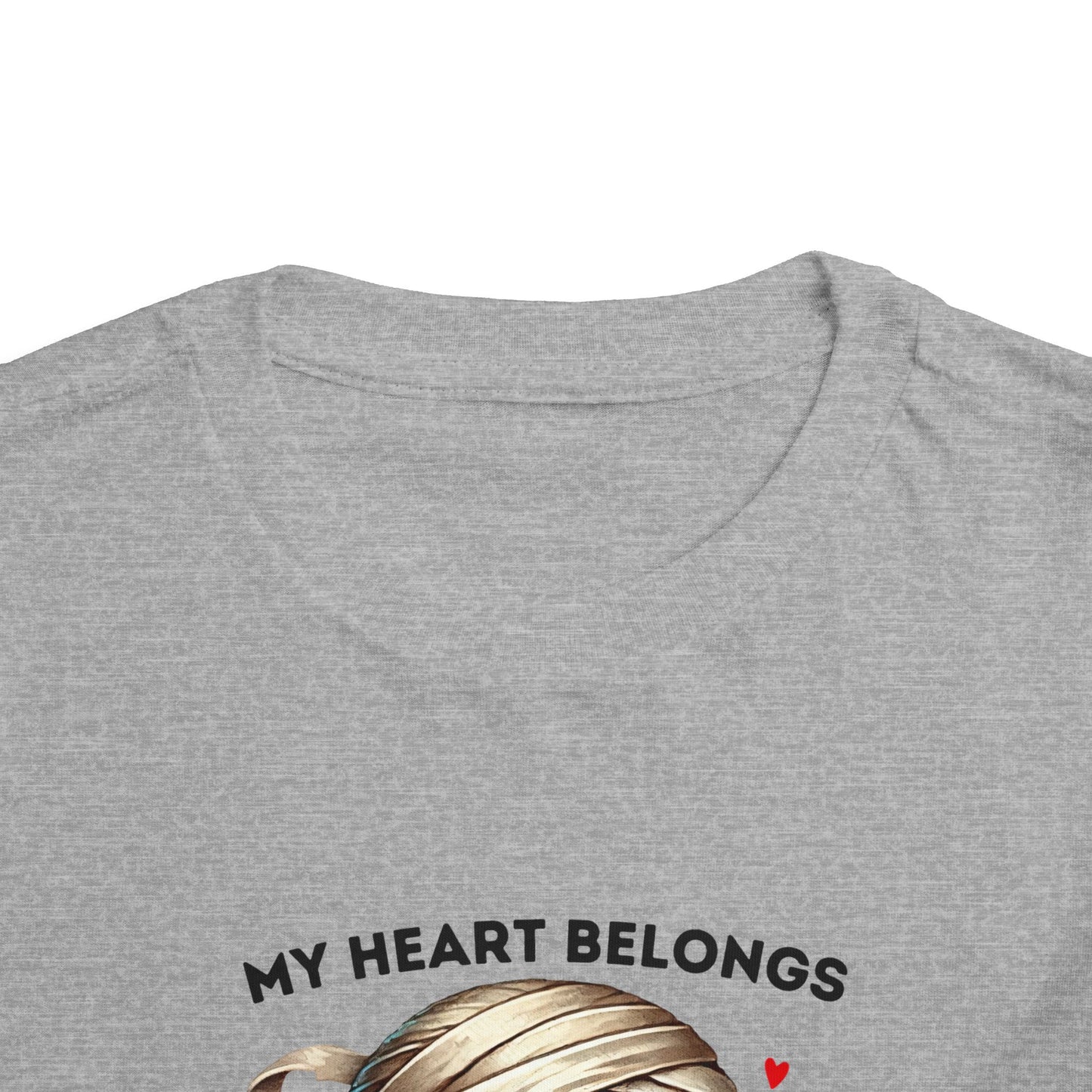 Toddler Tee - Halloween - My Heart Belongs to My Mummy (2a)