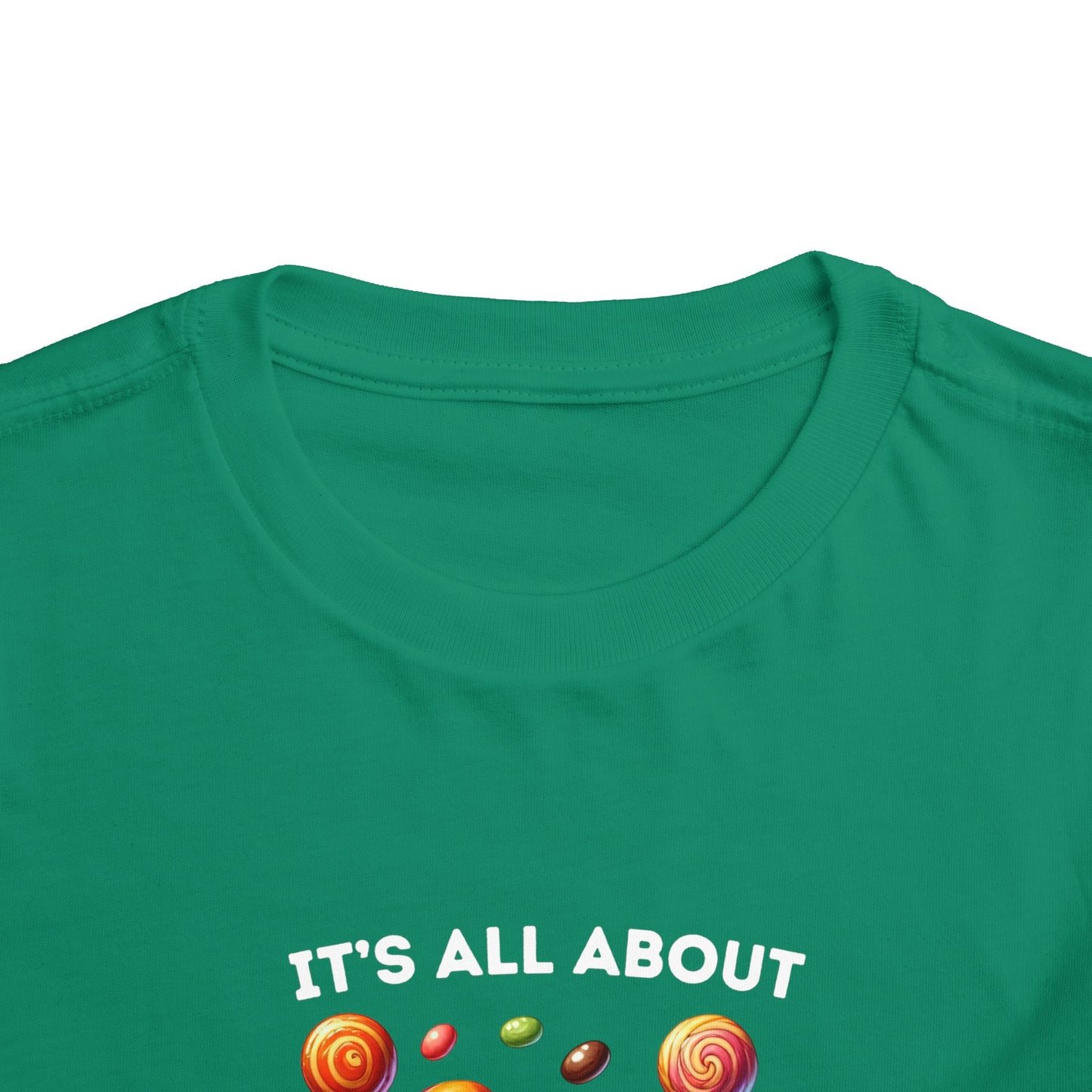 Toddler Tee - Halloween / Monster - It's all about the Candy! (01a)