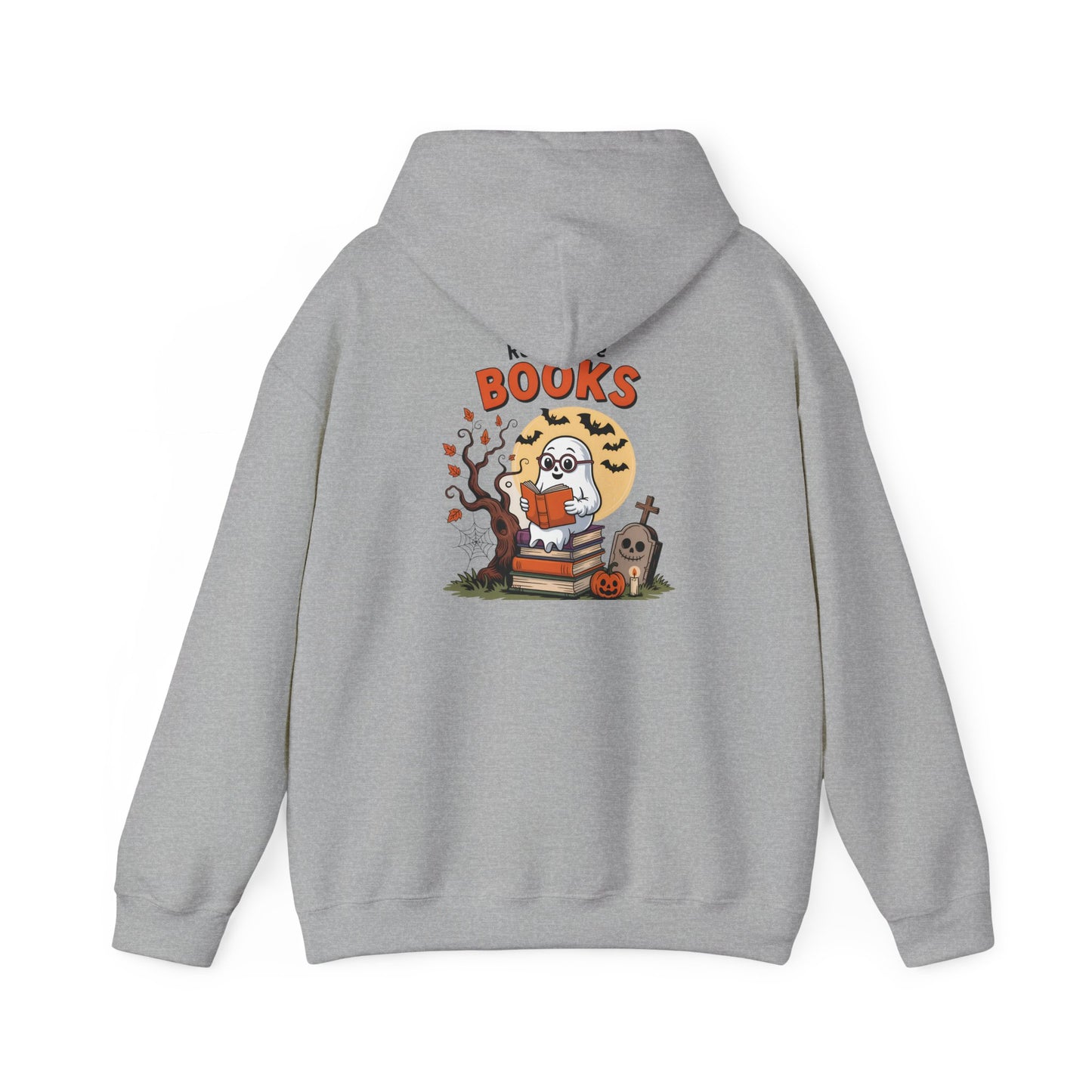 Heavy Blend Hoodie - Teacher/Halloween - Read More Books (01a)