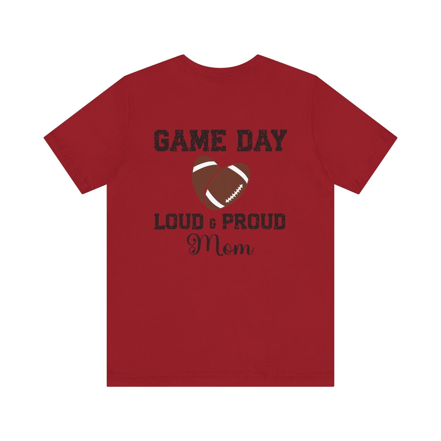 T-shirt - Football - Loud & Proud Mom (01a)