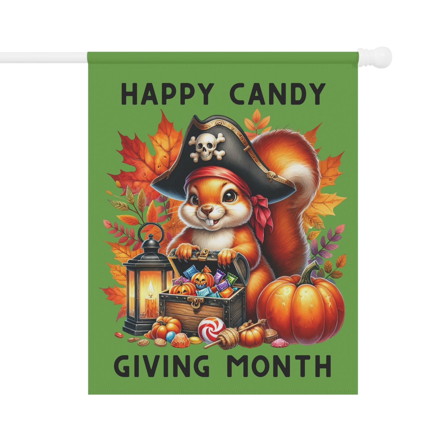 Garden Flag - Halloween - Happy Candy Giving Month (02a)
