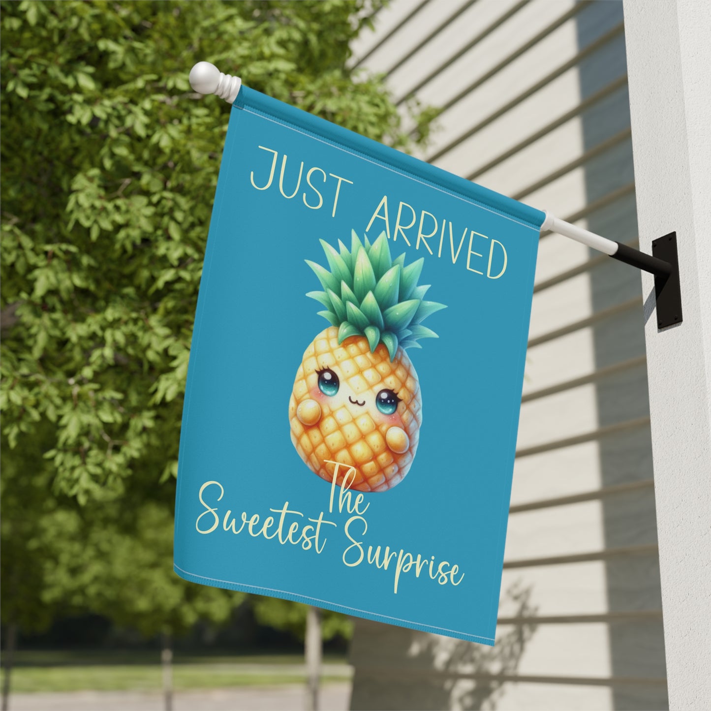 Garden Flag - Baby - Just Arrived...The Sweetest Surprise (02a)