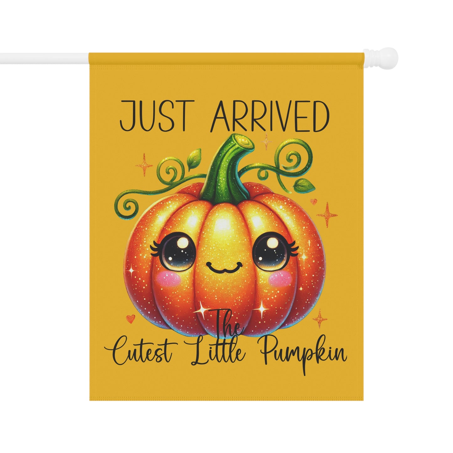 Garden Flag - Baby - Just Arrived...The Cutest Little Pumpkin (01a)