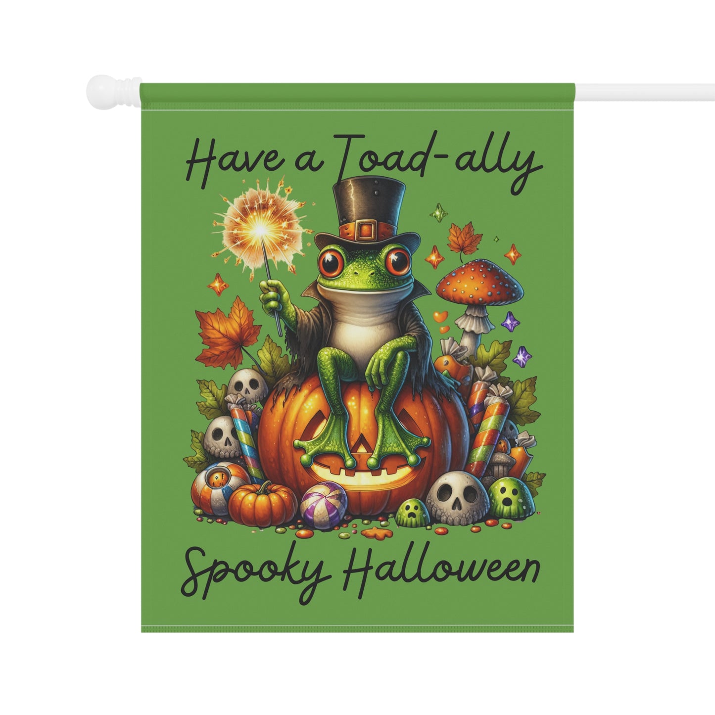 Garden Flag - Halloween - Toad-ally Spooky Halloween (01a)