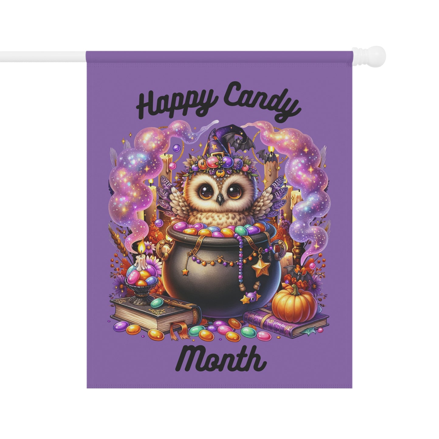 Garden Flag - Halloween - Happy Candy Month (01)