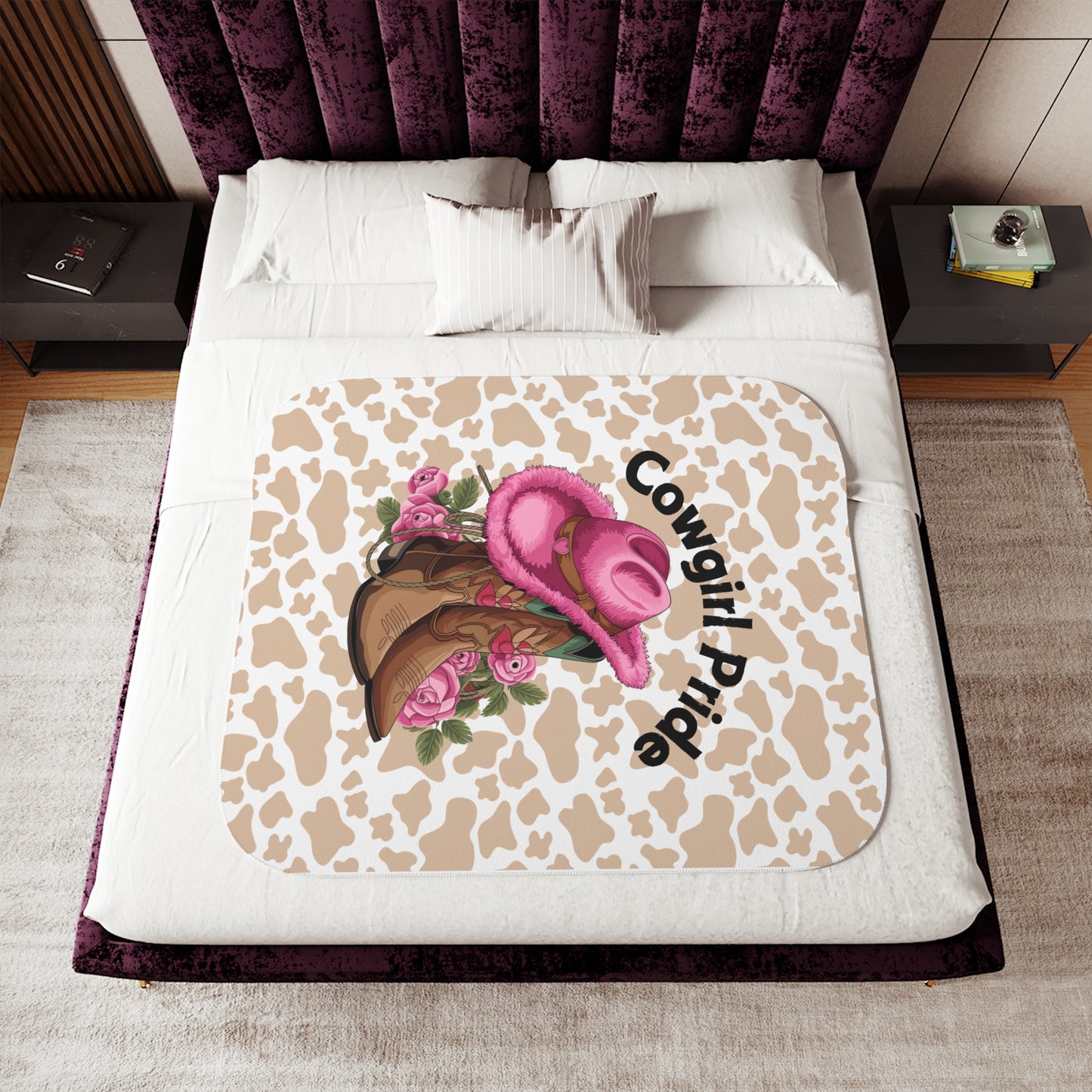 Sherpa Blanket - Cowgirl Pride