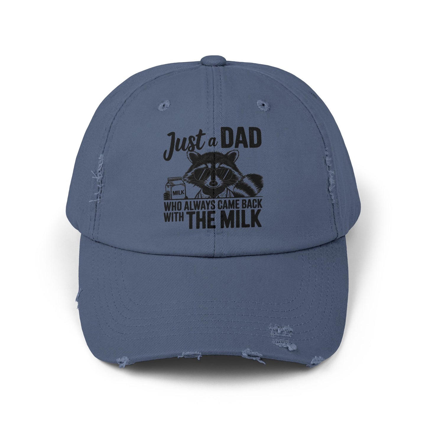 Distressed Cap - Dad / Funny - Just a dad (1)