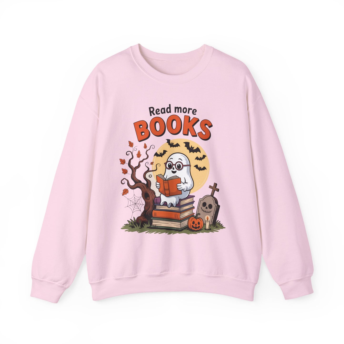 Sweatshirt - Teacher / Halloween - Read More Books (1a)