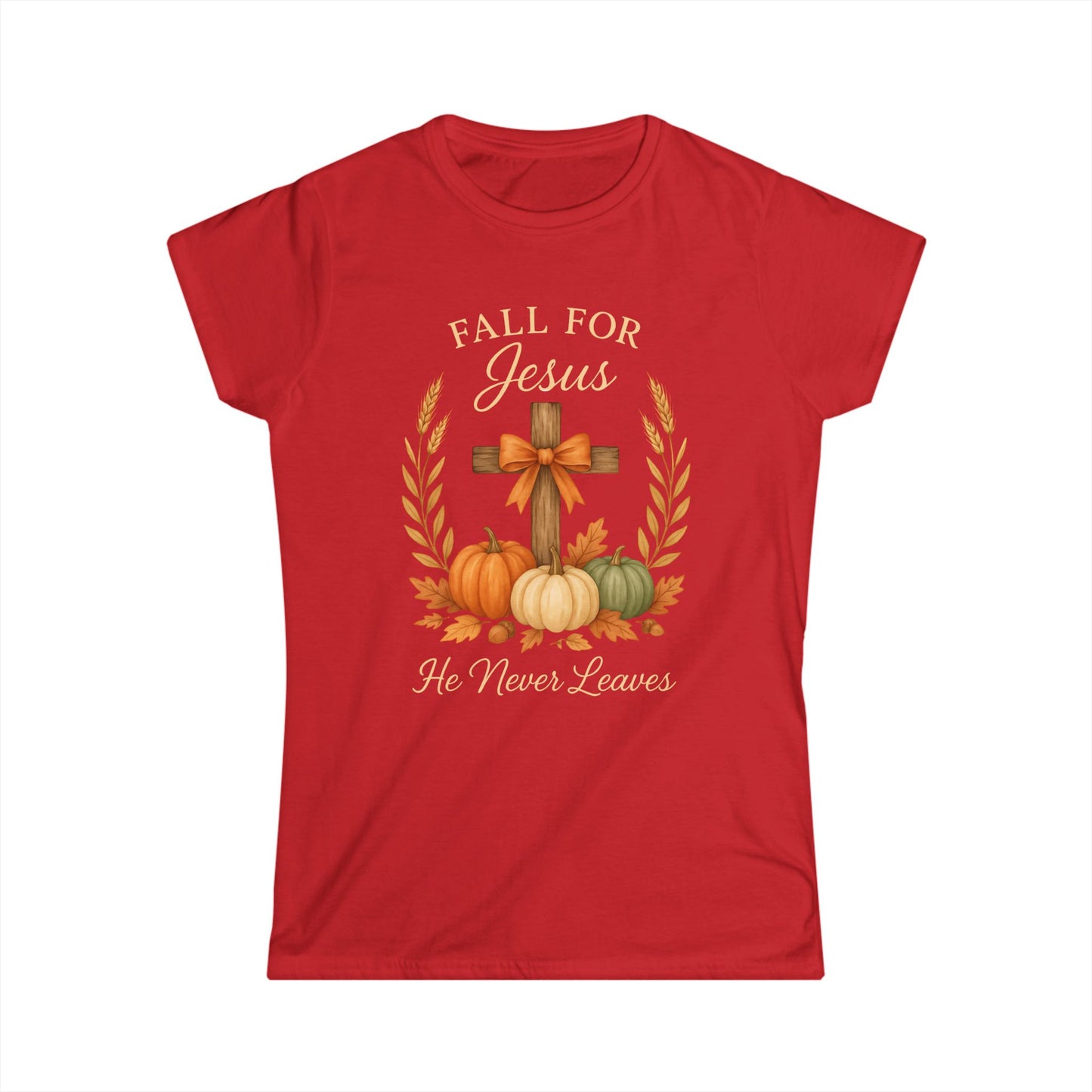 Female T-Shirt - Faith - Fall for Jesus (01 Autumn)