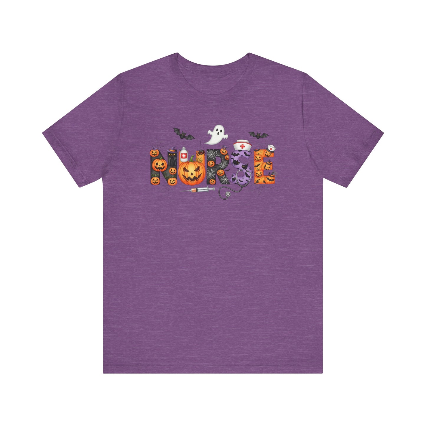 T-Shirt - Nurse / Halloween - Nurse w Halloween Decor (01a)