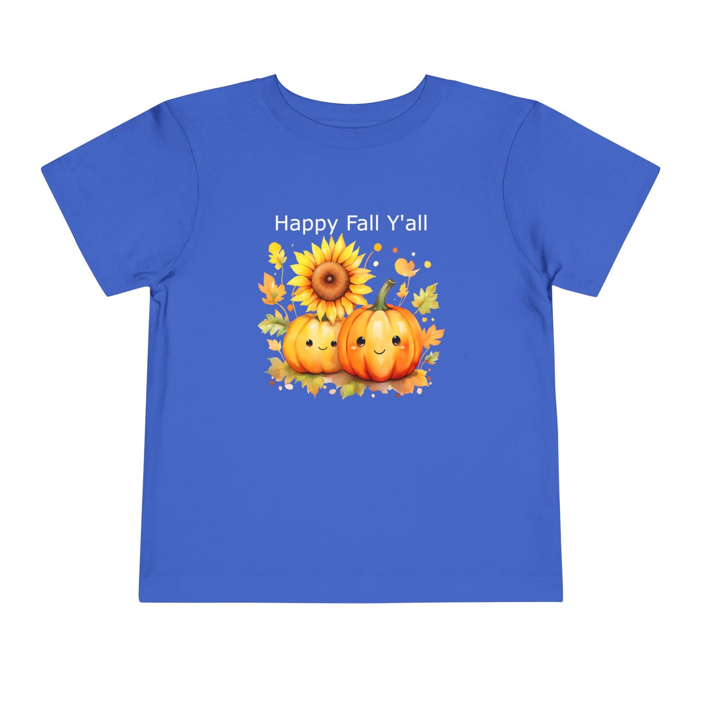Toddler Tee - Autumn - Happy Fall Y'All (01)