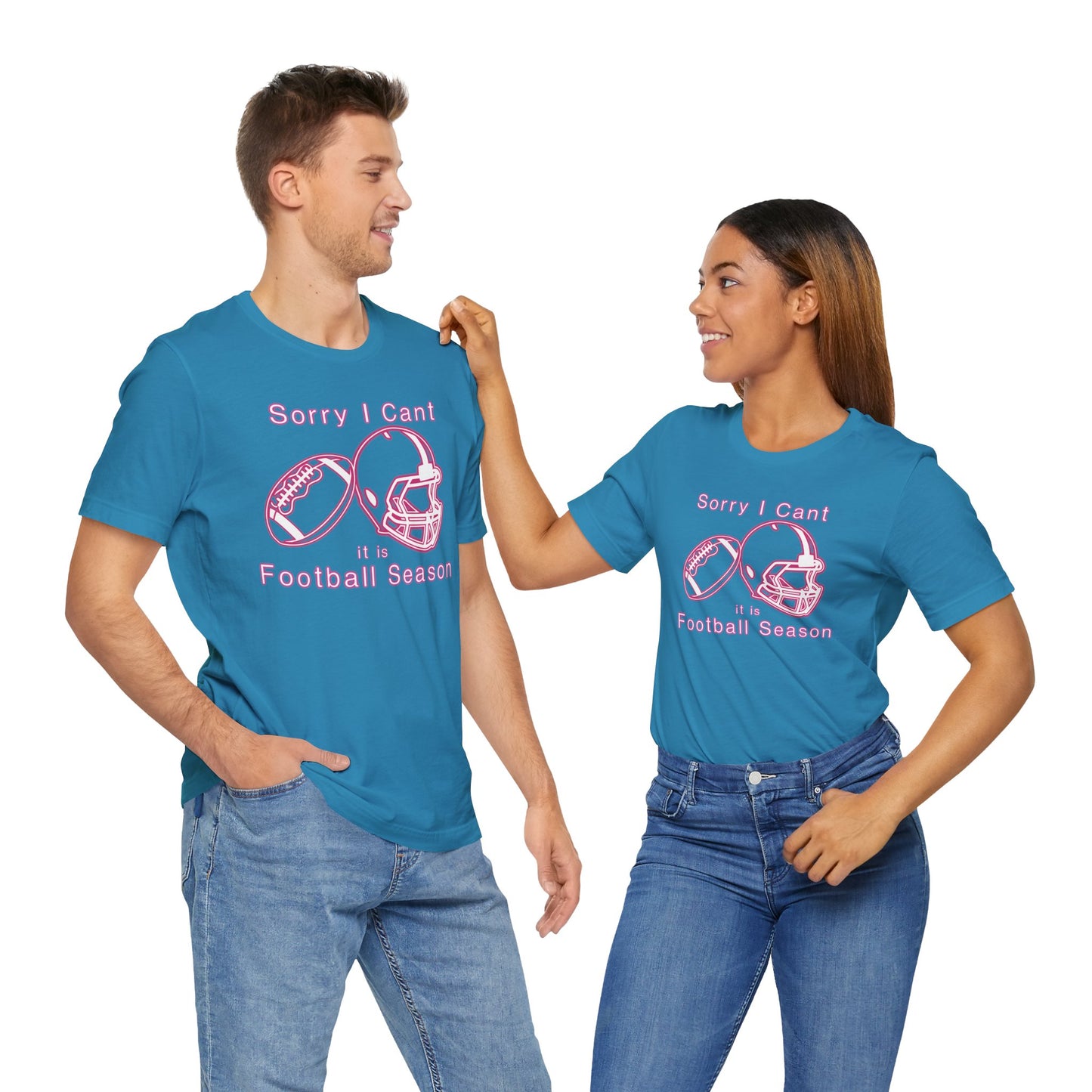 T-shirt - Football - Sorry I Cant (01a)