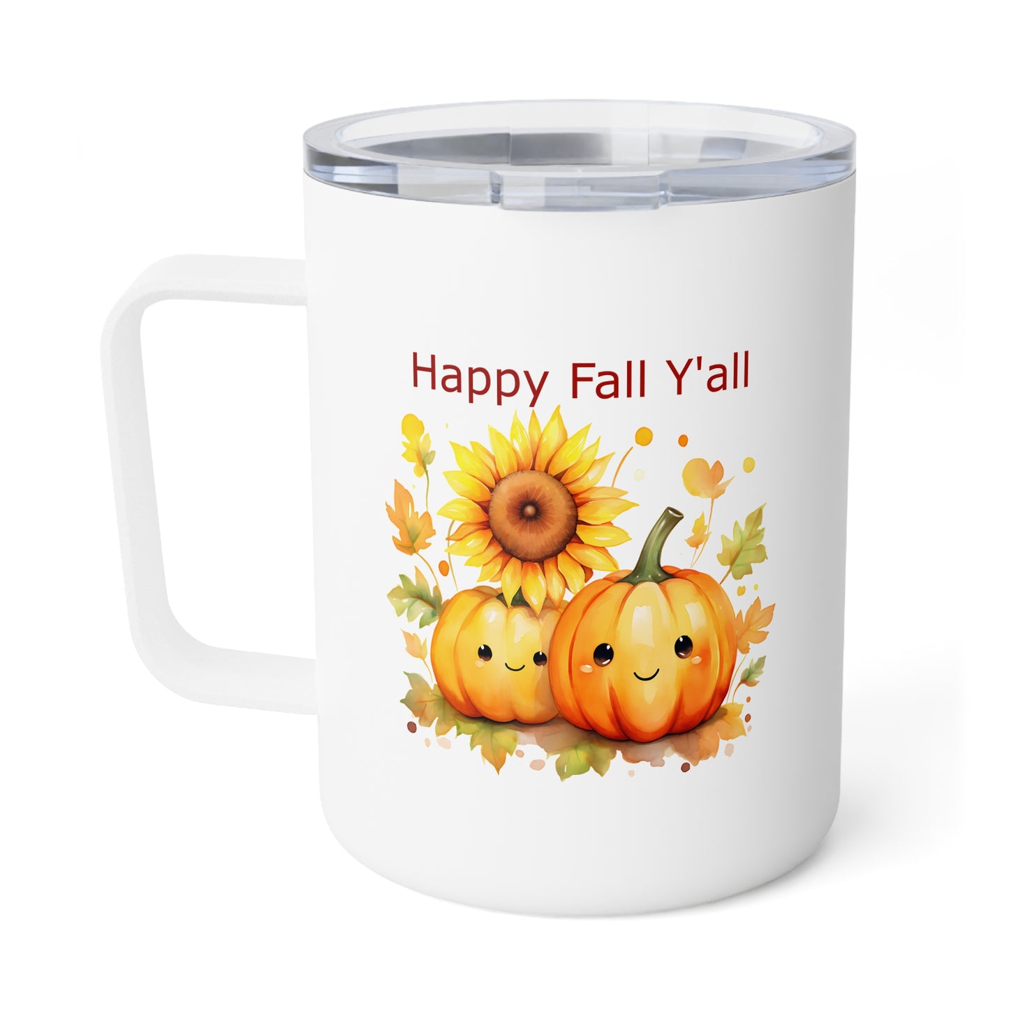 Insulated Mug - Autumn - Happy Fall Y'all (01)