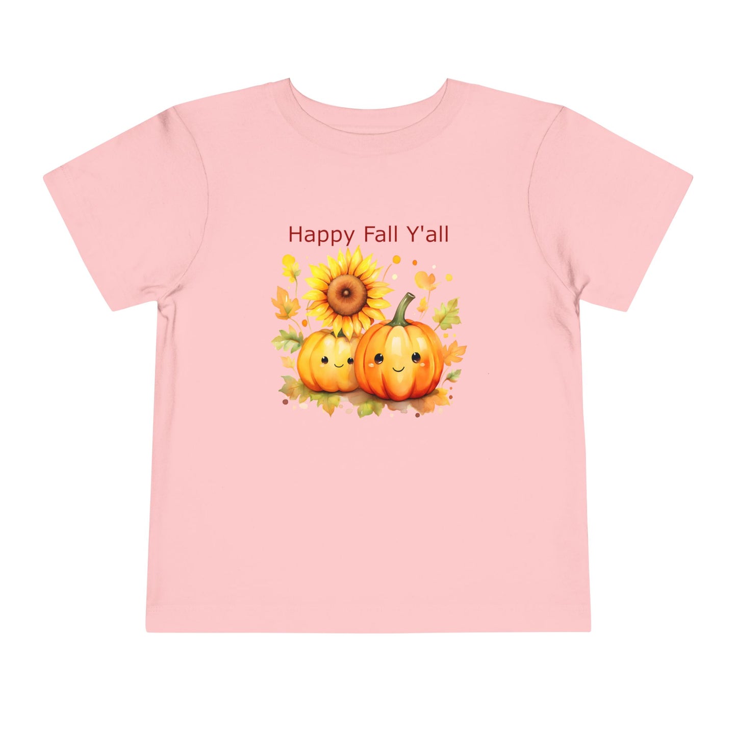 Toddler Tee - Autumn - Happy Fall Y'All (01)