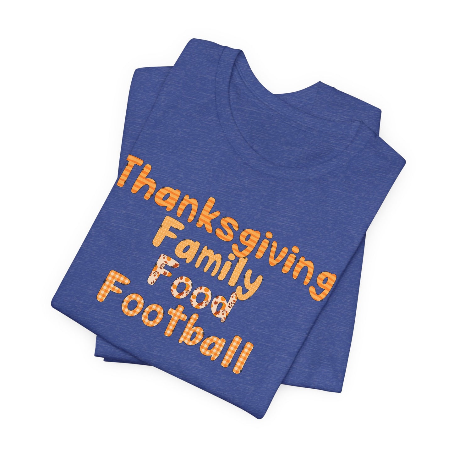 T-shirt - Thanksgiving - Family Food Football (01a)