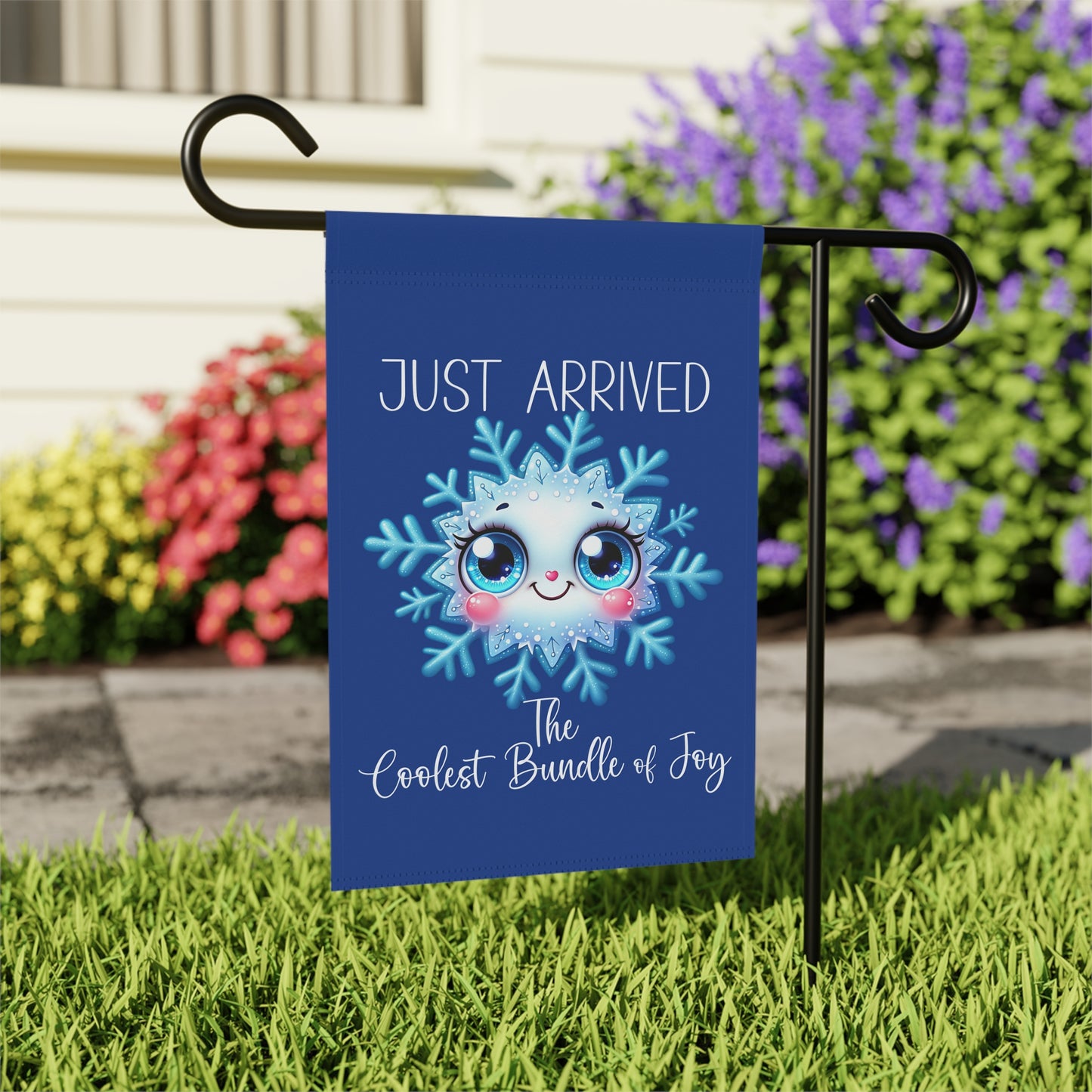 Garden Flag - Baby - Just Arrived...The Coolest Bundle of Joy (01a)