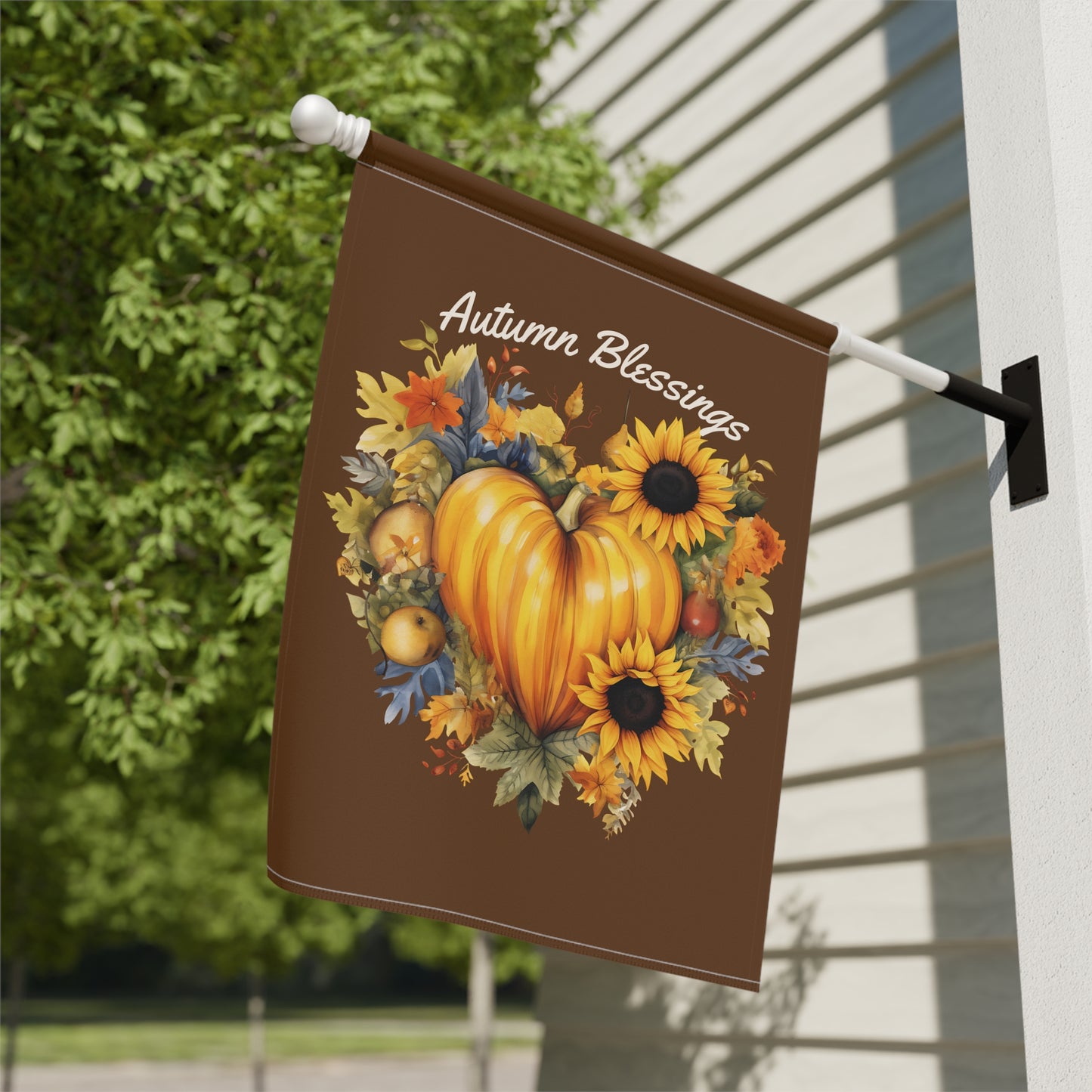 Garden Flag - Faith - Autumn Blessings (01b)