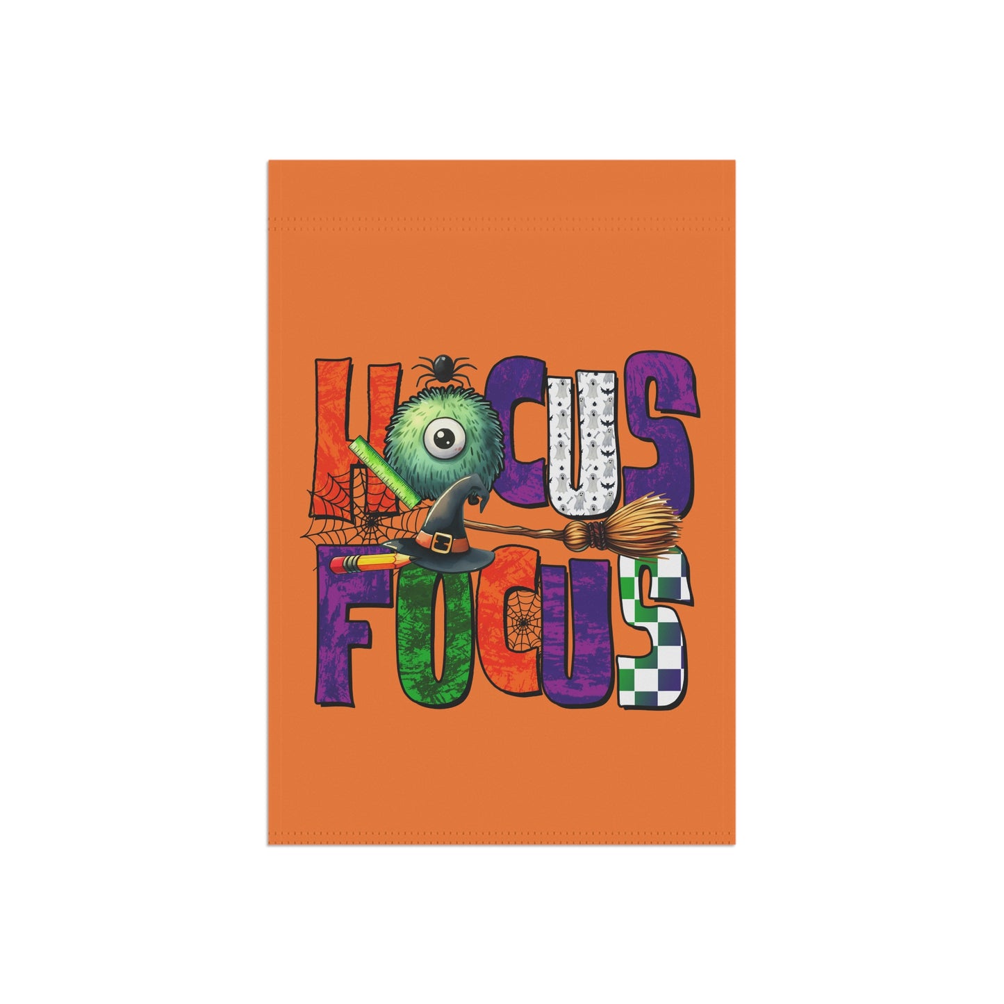 Garden Flag - Teacher / Halloween - Hocus Focus (01a)