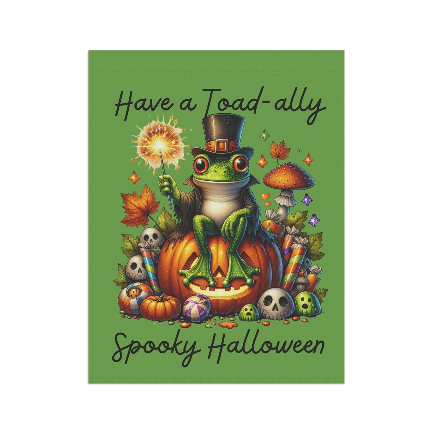 Garden Flag - Halloween - Toad-ally Spooky Halloween (01a)