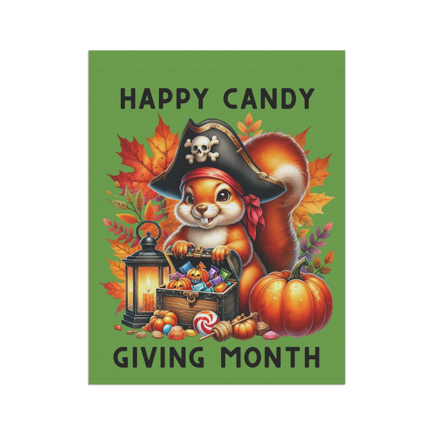 Garden Flag - Halloween - Happy Candy Giving Month (02a)