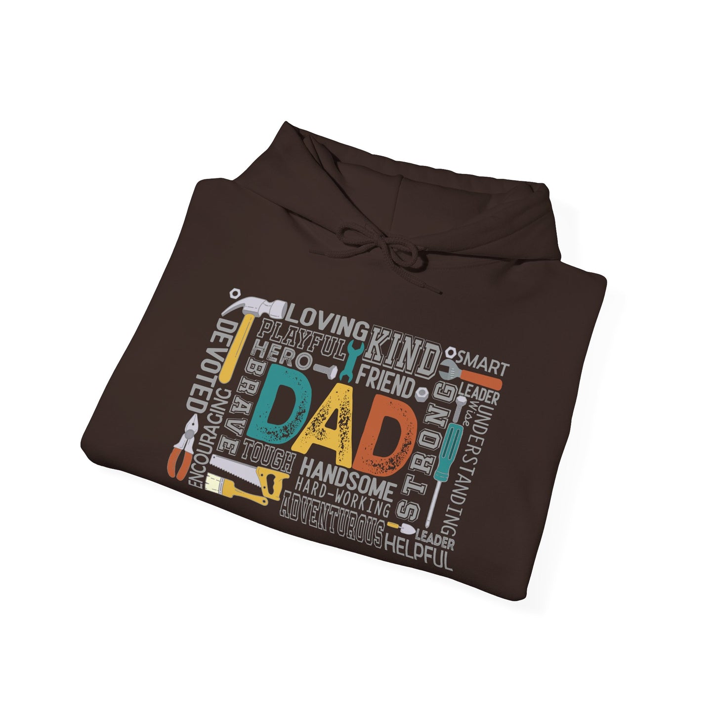 Hoodie - Dad - Handyman Dad (1) - Light Writing