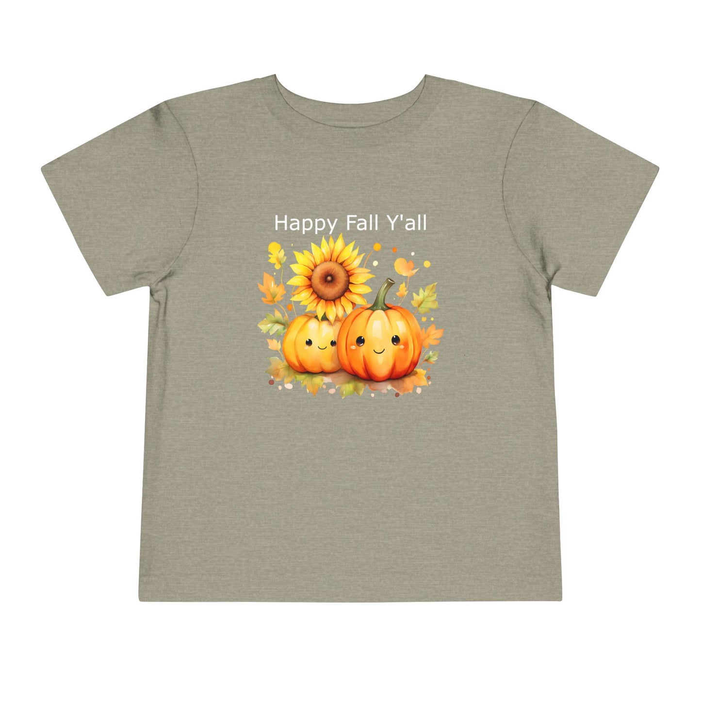 Toddler Tee - Autumn - Happy Fall Y'All (01)