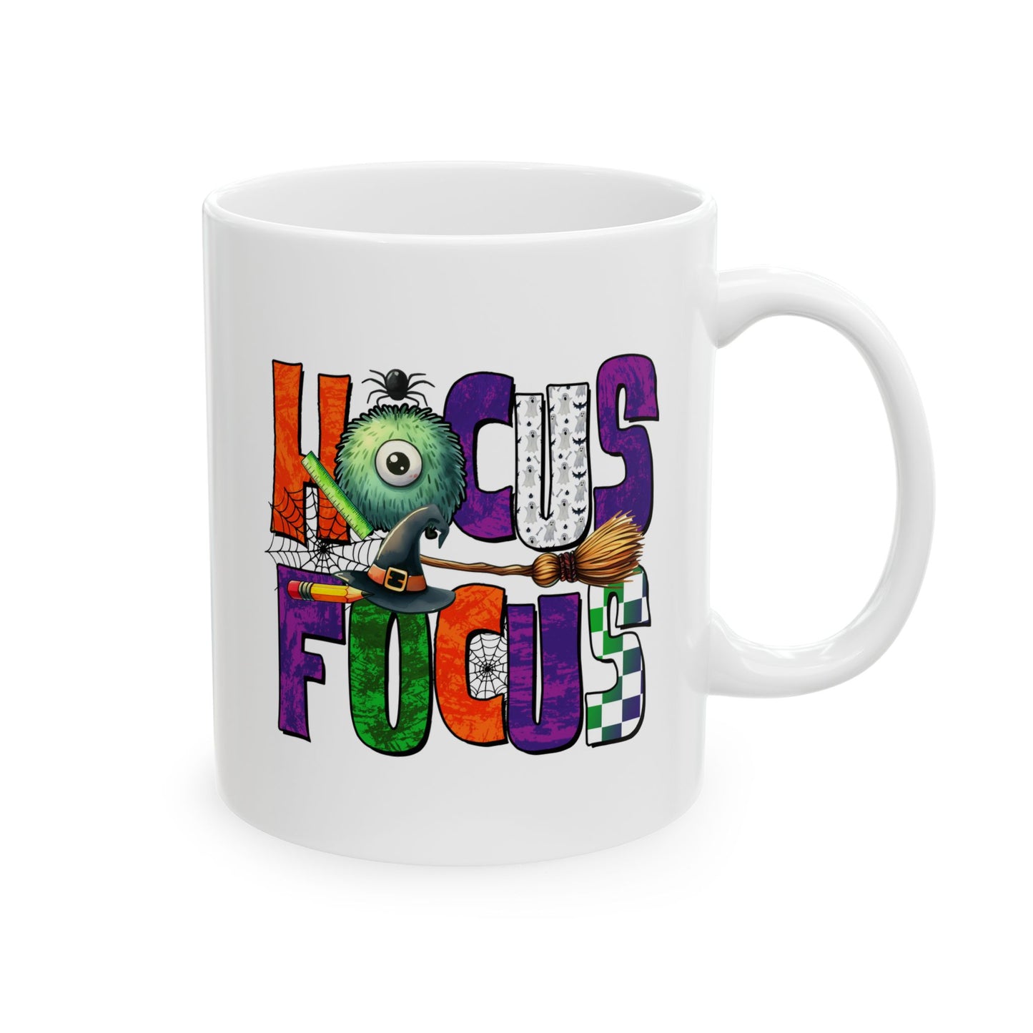 Ceramic Mug - Teacher / Halloween - Hocus Focus (01a)