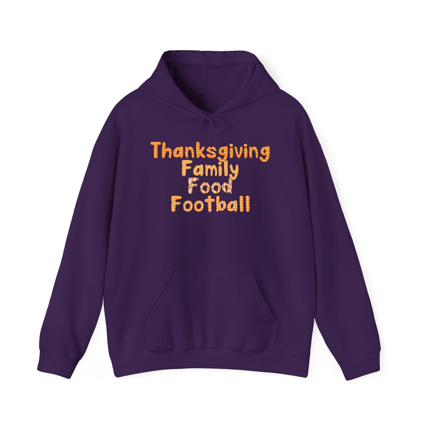 Heavy Blend Hoodie - Thanksgiving - Family Food Football (1a)