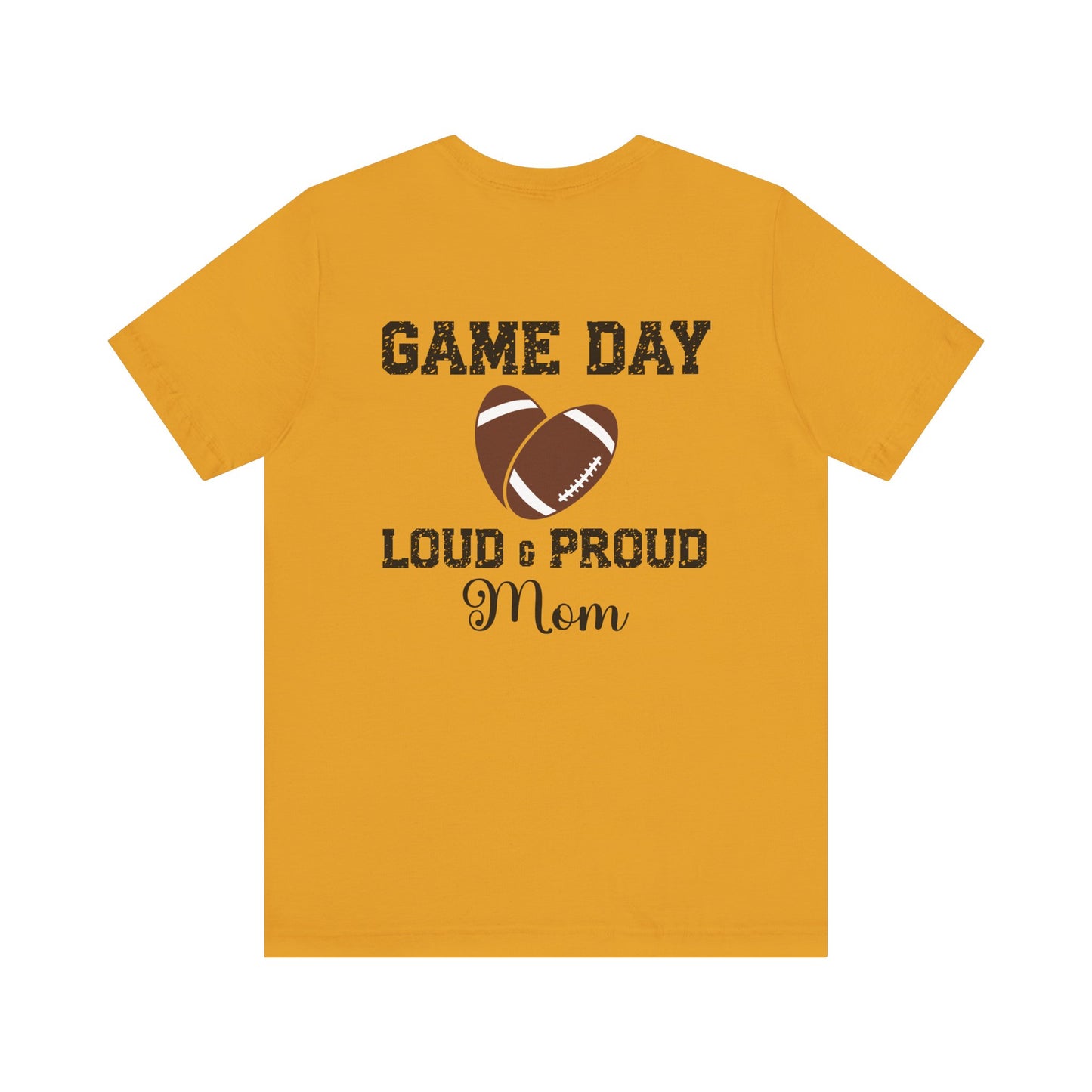 T-shirt - Football - Loud & Proud Mom (01a)