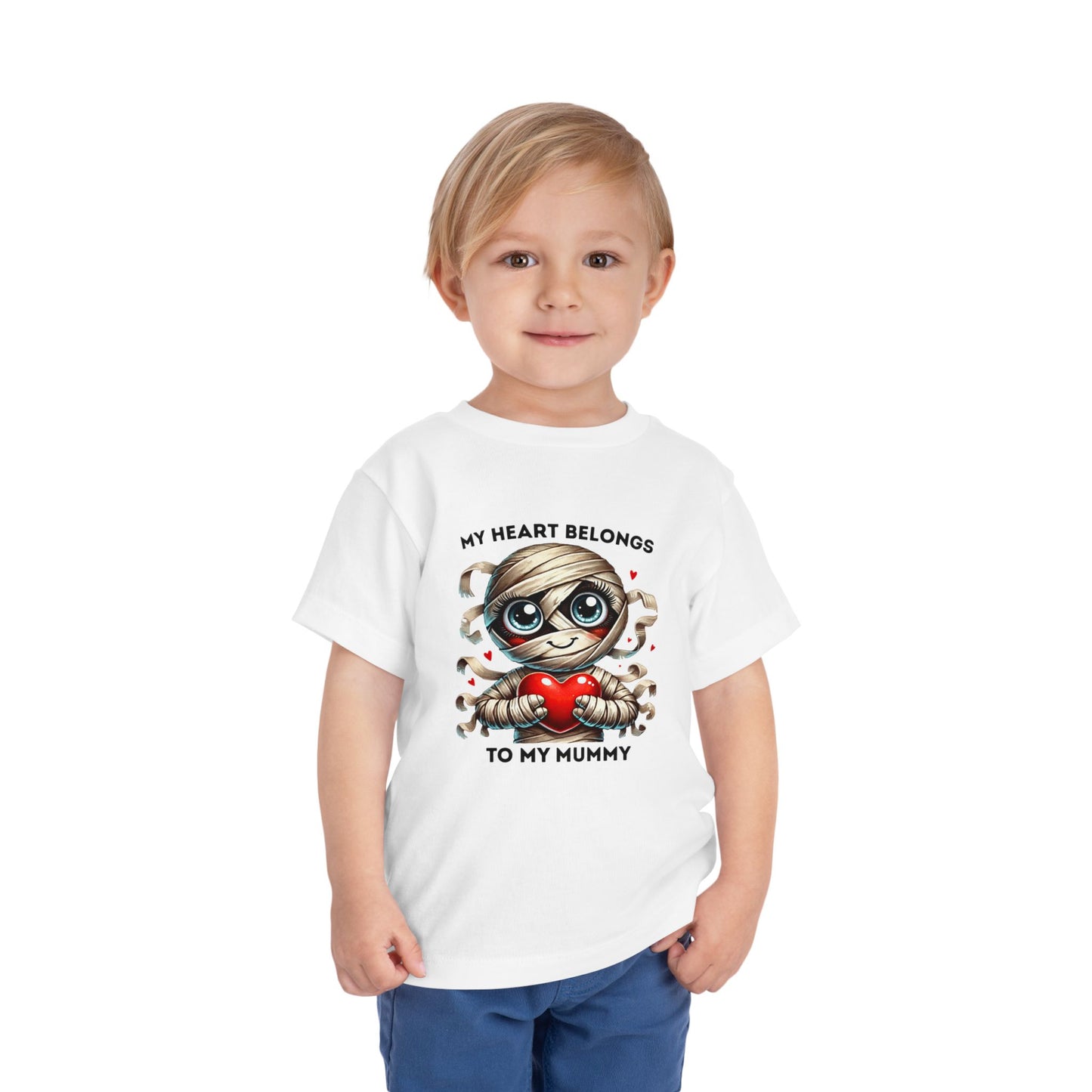 Toddler Tee - Halloween - My Heart Belongs to My Mummy (2a)