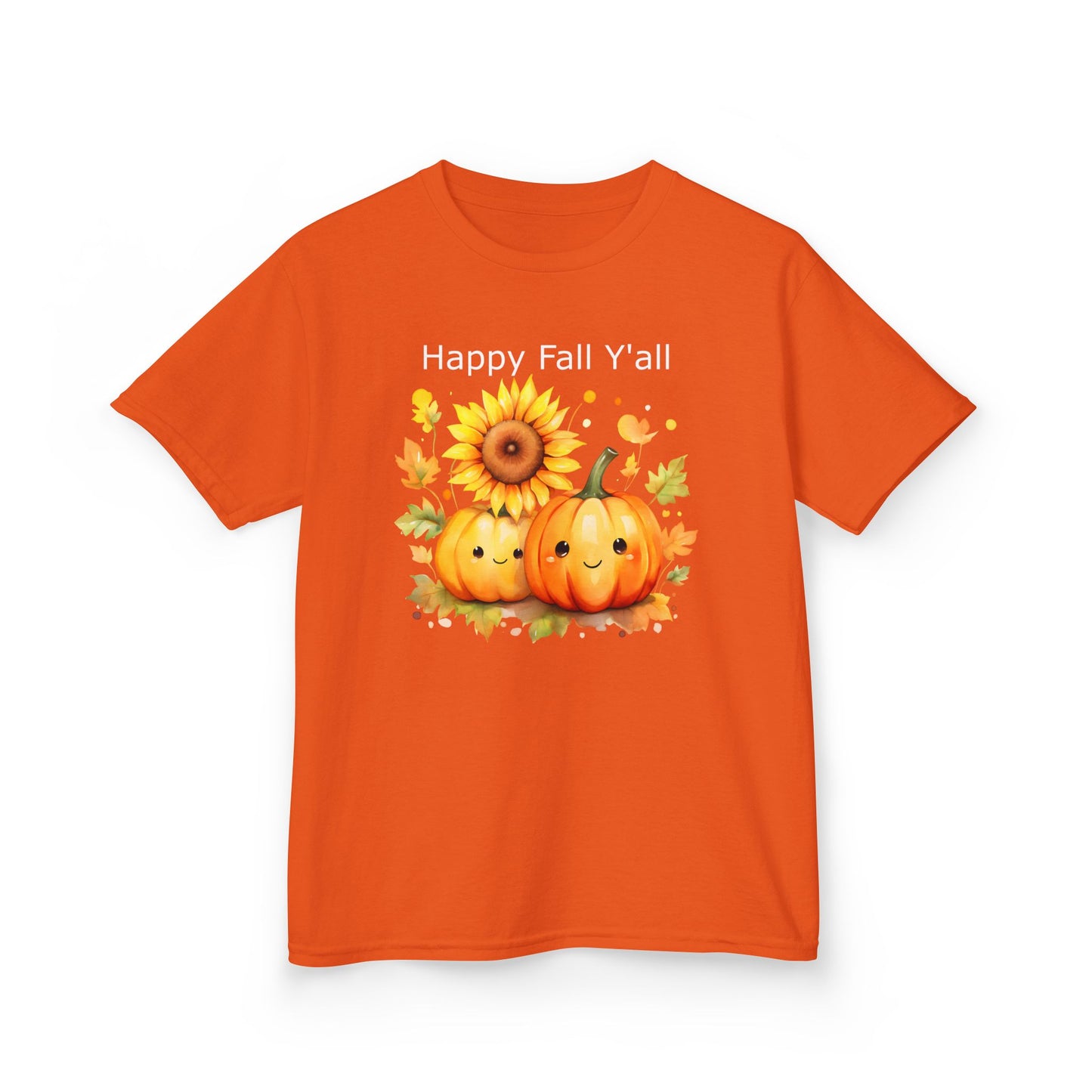 Child Tee - Autumn - Happy Fall Y'All (01)