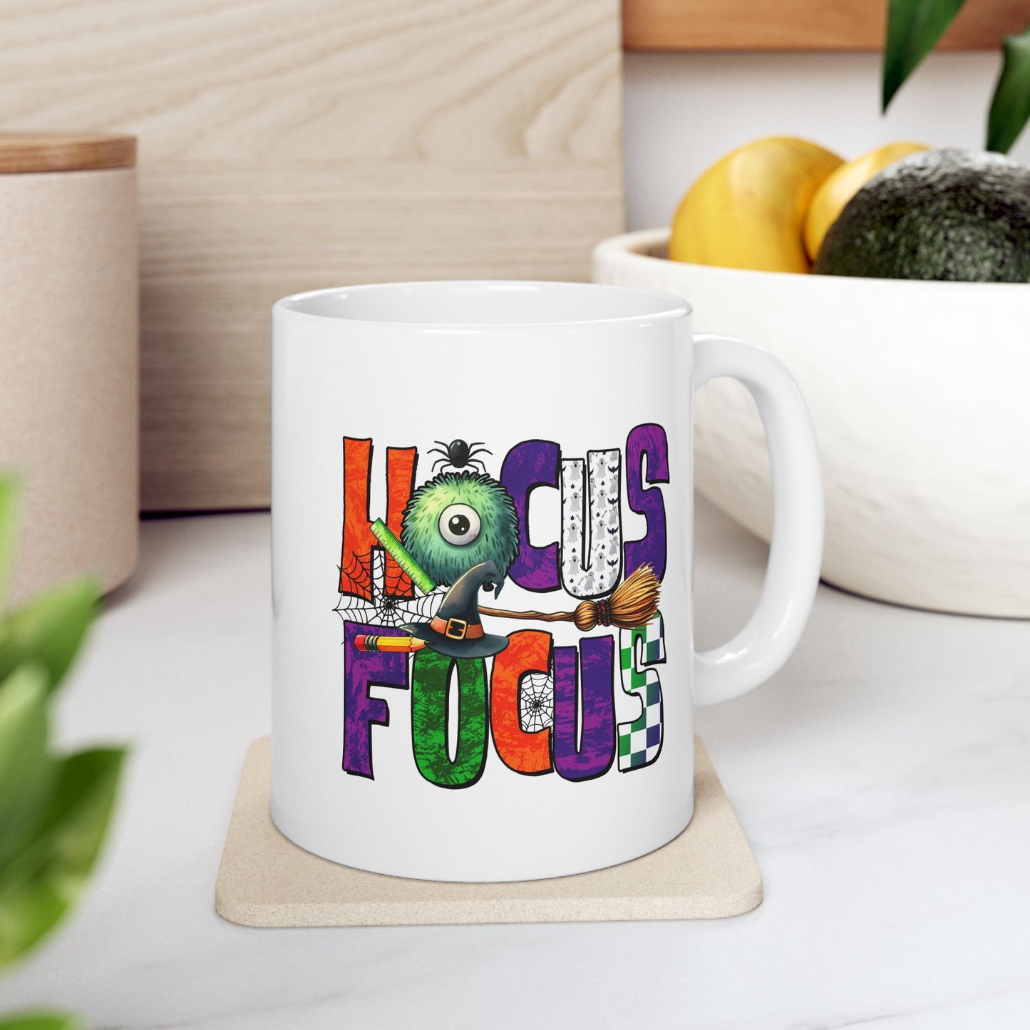 Ceramic Mug - Teacher / Halloween - Hocus Focus (01a)