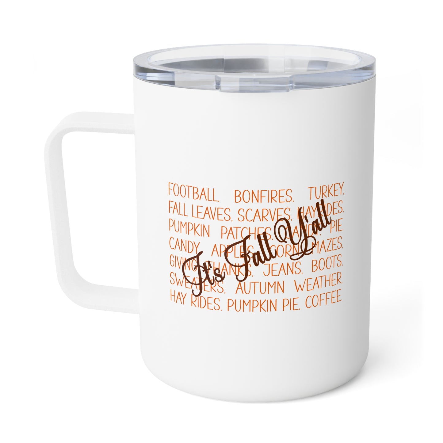 Insulated Mug - Autumn - It's Fall Y'all (01b)