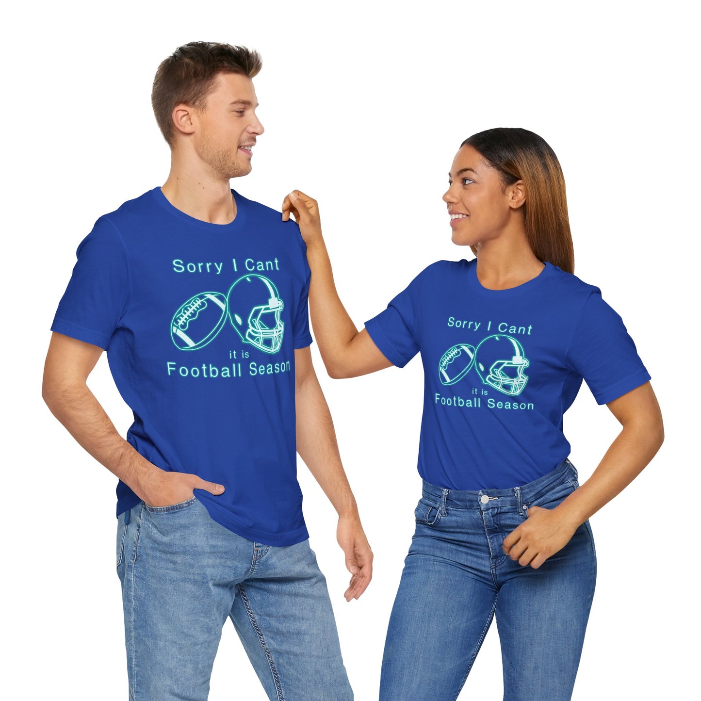 T-shirt - Football - Sorry I Cant (01b)