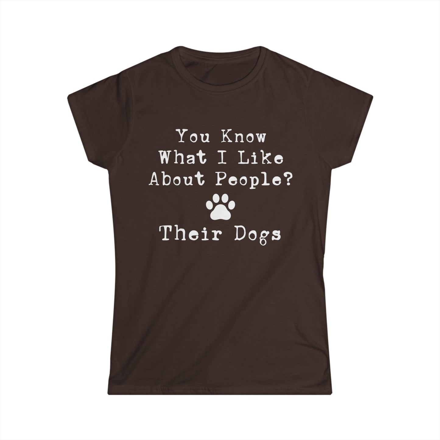 Female T-Shirt - Animal Lover - People's Dogs (1b)