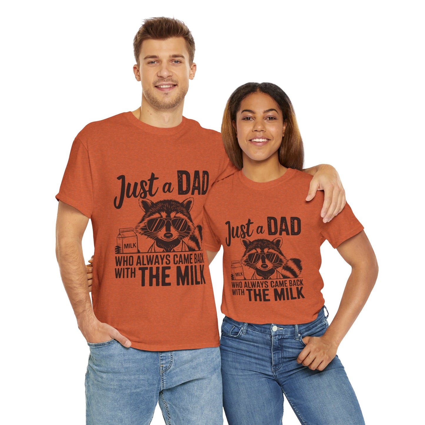 T-Shirt - Dad / Funny - Just a Dad (1) - Black Writing