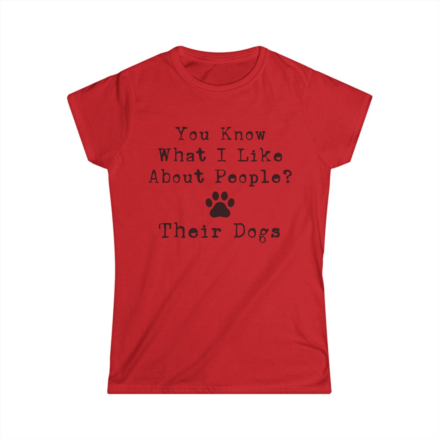 Female T-Shirt - Animal Lover - People's Dogs (1a)