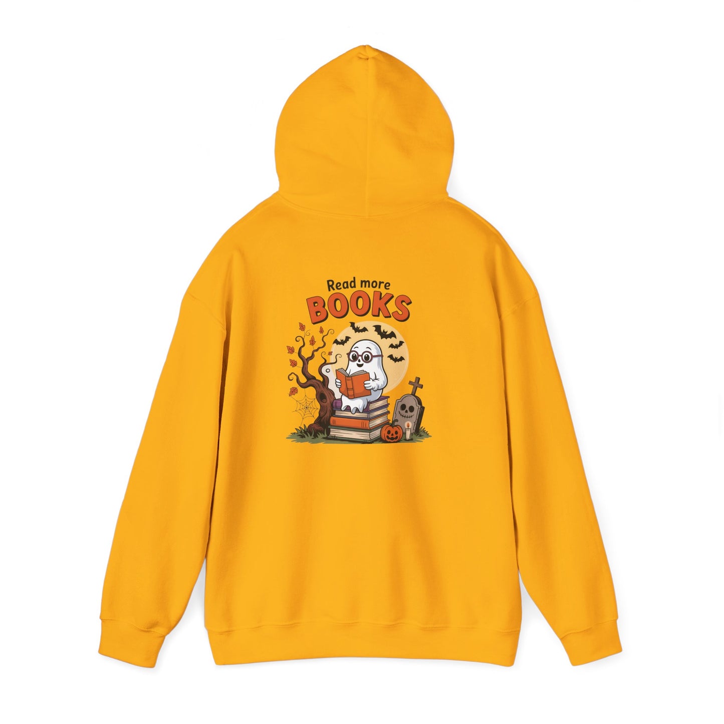 Heavy Blend Hoodie - Teacher/Halloween - Read More Books (01a)