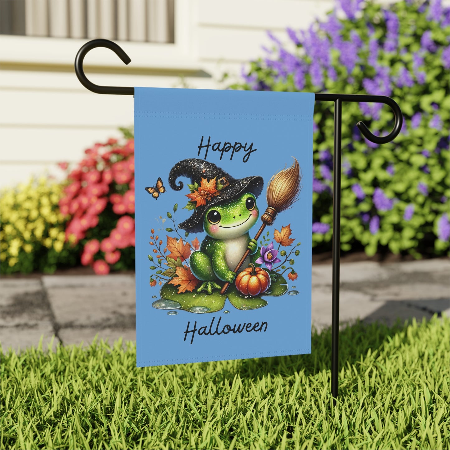 Garden Flag - Halloween - Happy Halloween (03a)