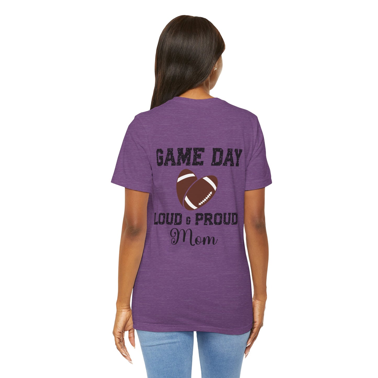T-shirt - Football - Loud & Proud Mom (01a)