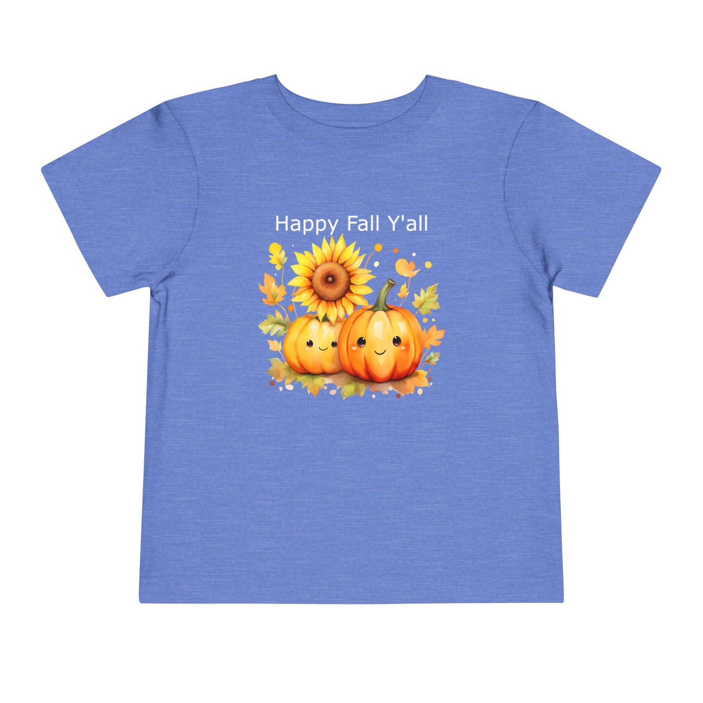 Toddler Tee - Autumn - Happy Fall Y'All (01)