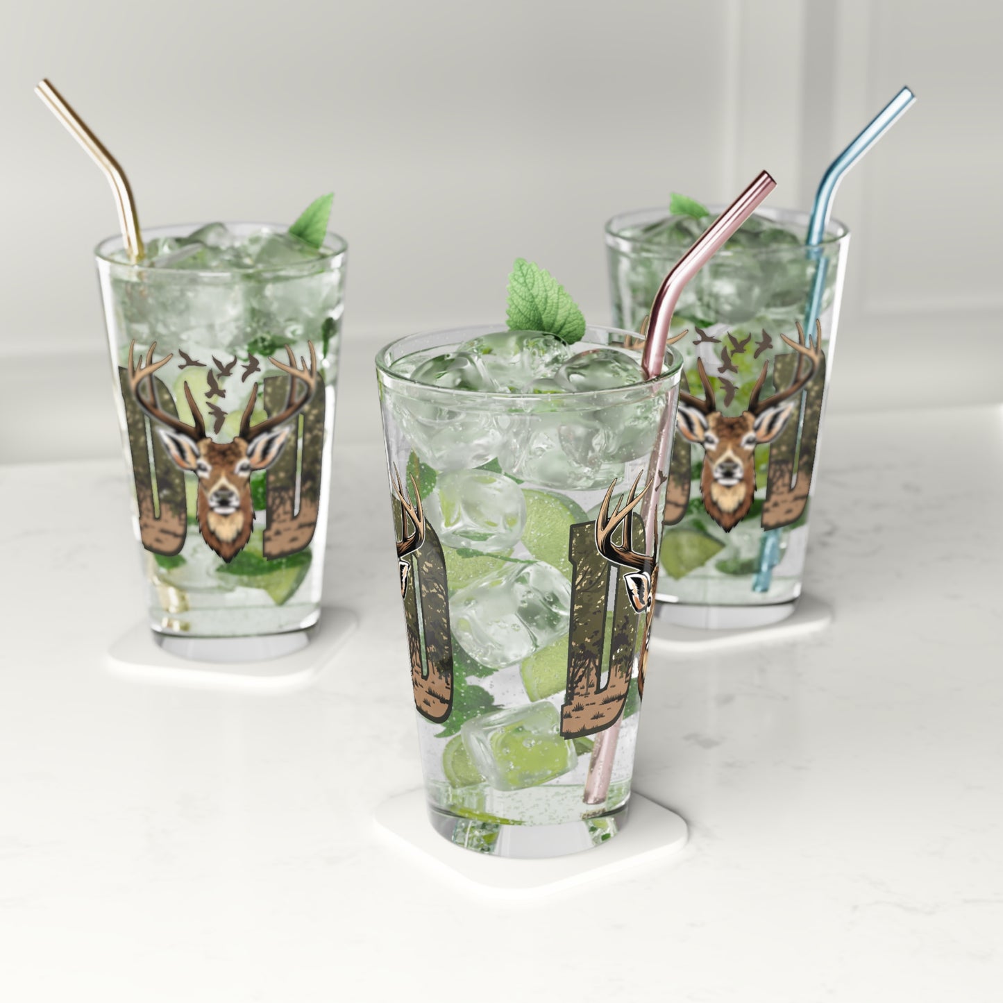 Pint Glass, 16oz - Dad - Hunting Dad (1)