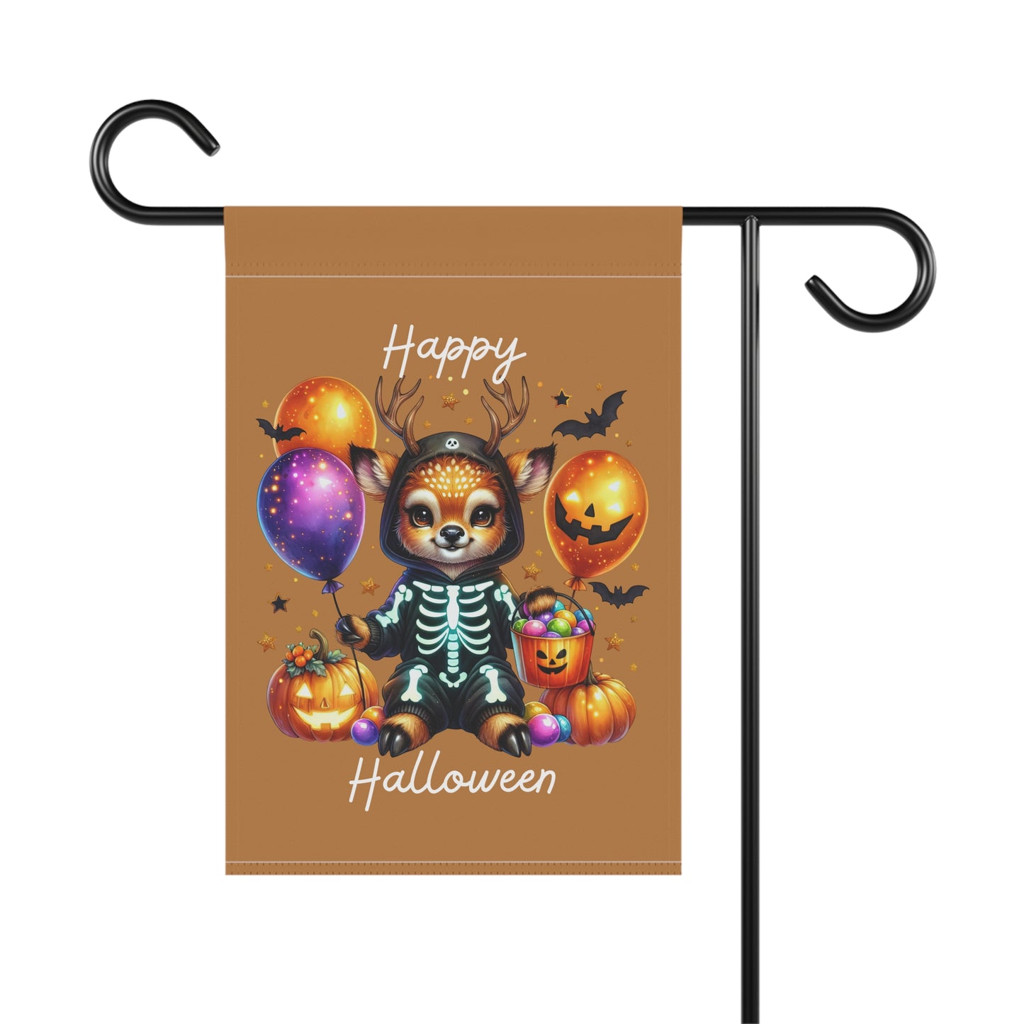 Garden Flag - Halloween - Happy Halloween (04a)