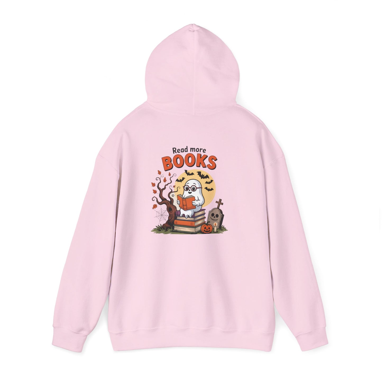 Heavy Blend Hoodie - Teacher/Halloween - Read More Books (01a)